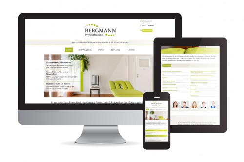 BERGMANN Webdesign Mockup