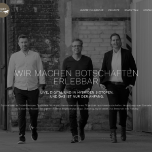 Freiheitblau GmbH - Webseite Relaunch