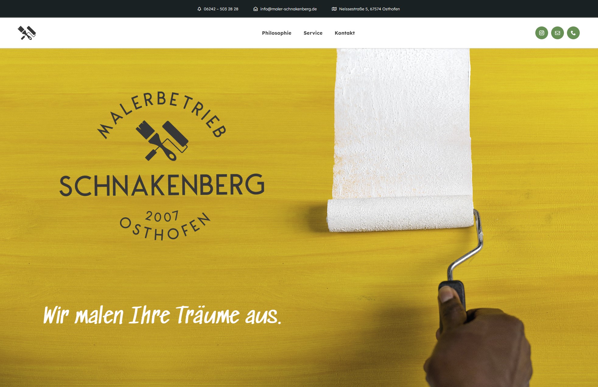 Maler Schnakenberg - Logo & Webseite